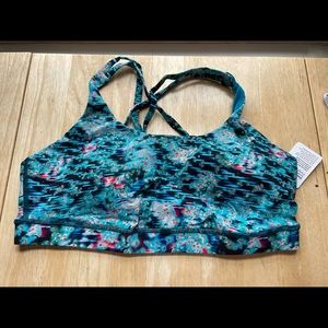Energy Bra in Quick Start Multi - Lululemon - NWT - Size 14